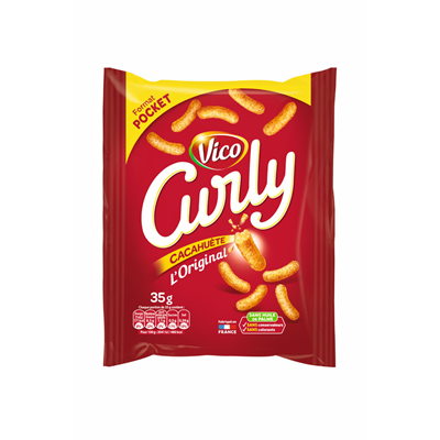 Curly Saveur cacahuète 35 g Vico