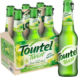 Bière sans alcool Tourtel Twist citron thé vert - 0.0% - 27.5cl x6