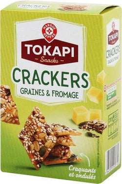 Crackers Tokapi Fromage et graines - 65g