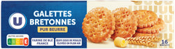 U Biscuits Galettes bretonnes pur beurre 125g