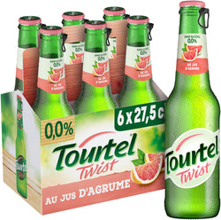 Bière sans alcool Tourtel Twist agrum - 0.0% - 27.5cl x6