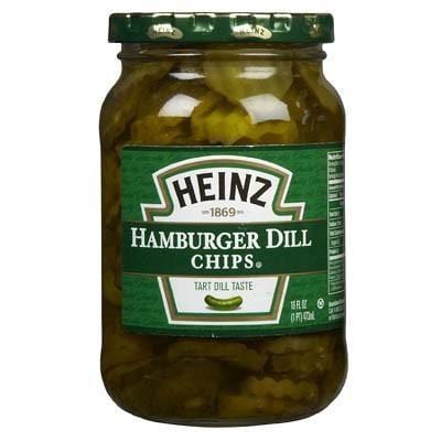 (30/08) Heinz Hamburger Dill Chips 473g