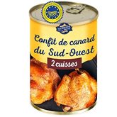 Confit canard 2 cuisses Nos Régions ont du Talent 425g