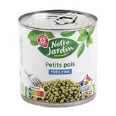 Petits pois Notre Jardin A l'étuvée - Très fins - 280g