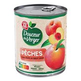 Pêches Douceur du Verger Sirop léger - 465g