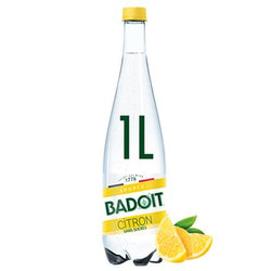 Eau gazeuse aromatisée Badoit citron sans sucres - 1l