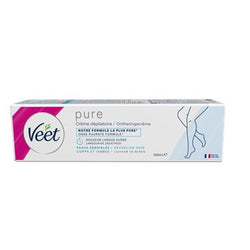 Crème dépilatoire Pure Veet Corps Peaux sensibles 200ml
