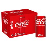 Coca-Cola Regular Canettes - 6x200ml