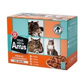 Sachet repas chats Lycat Viande en geléé - 12x100g