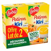 Soupe Doux Plaisir Liebig Potiron et kiri - 2x1L