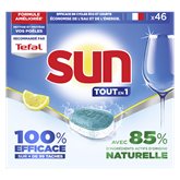 Sun Tablettes Lave-Vaisselle Tout en 1 Citron Ecolabel x46
