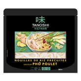 Nouilles de riz précuites Tanoshi saveur pho poulet -380g