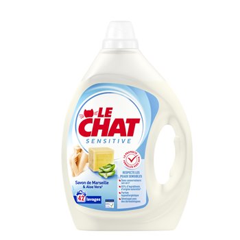 Lessive liquide Le Chat Sensitive Marseille x42 - 1.89L