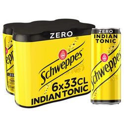 Schweppes indian tonic zéro 33cl x 6