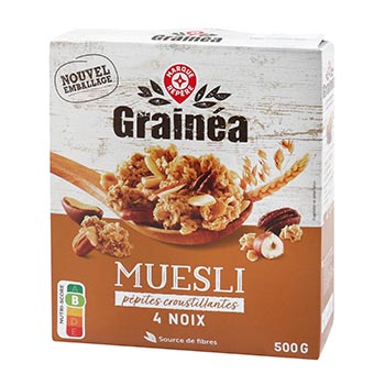 Céréales muesli Grainea Noix - 500g