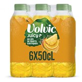 Eau aromatisée Volvic juicy jus de mangue ananas - 6x50cl