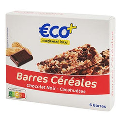 Barres céréales choco/cacahuet 125g