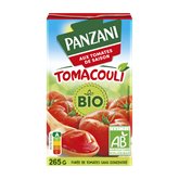 Purée de tomate Panzani Tomacouli nature bio - 265g