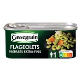 Flageolets Préparés Cassegrain Extra Fins 130g