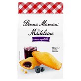 Madeleine coeur myrtille x10 sachets fraîcheur