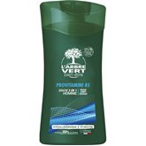 Douche homme 3en1 L'Arbre Vert Visage corps cheveux - 250ml