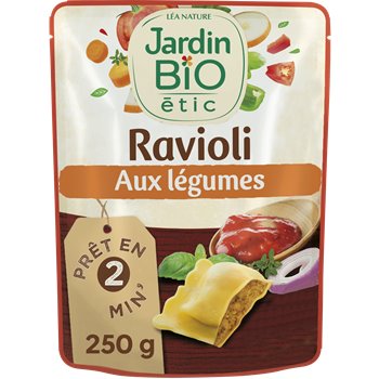 Ravioli Jardin Bio Bio légumes - 250g