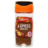 4 épices moulues Ducros 37g