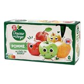 Compote allégée Douceur verger Pommes - 12 gourdes x90g