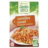 Lentilles corail bio Jardin Bio 500g