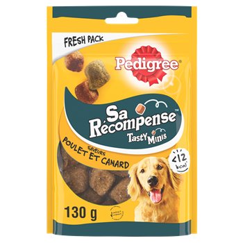 Friandises chien Pedigree Récompense poulet canard - 130g