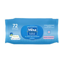 Lingettes Mixa Bébé A l'Eau Nettoyante x72