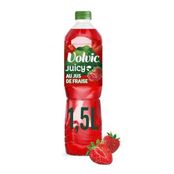 Eau aromatisée minérale fraise VOLVIC JUICY  1,5l