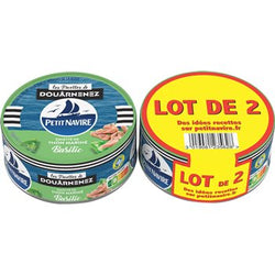 Thon mariné Petit Navire Basilic - 2x110g