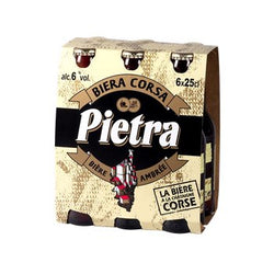 Bière ambrée Corse Pietra 6%vol. - 6x25cl