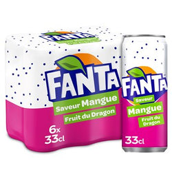 Fanta Mangue fruit du dragon canettes - 6x33cl