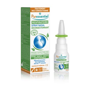 Spray nasal Puressentiel Décongestionnant - 20ml