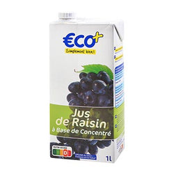 Jus de raisin ABC Eco+ 1L