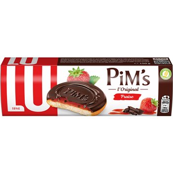 Génoises fourrées Pim's LU Fraise des bois - 150g