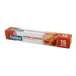 Papier cuisson Elembal Rouleau 15m