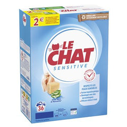Lessive poudre Le Chat Sensitive x36 - 2.16kg