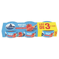 / Miettes de thon Petit Navire Sauce tomate - 3x140g