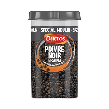 Poivre noir n°6 Ducros Grains - 90g