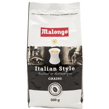 Café en grains Malongo Italian Style - 500g
