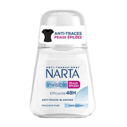 Déodorant bille Narta Invisible peaux épilées - 50ml