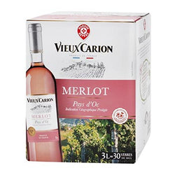 IGP Pays d'Oc Merlot vin rosé Vieux Carion - BIB 3L