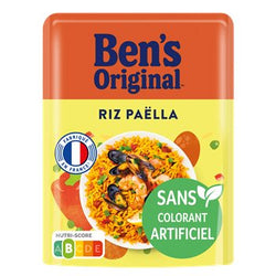 Riz cuisiné façon Paëlla express 2min BEN'S ORIGINAL - Sachet micro-ondable 220g