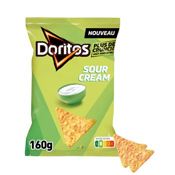 Chips Tortilla Doritos Goût sour cream - 160g