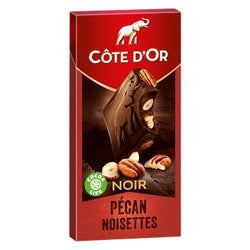 Chocolat noir Côte d'Or Noix de pécan & Noisettes 180g