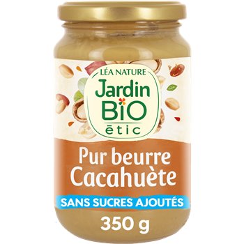 Beurre de cacahuète Jardin Bio' 350g
