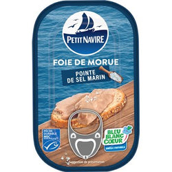 Foie de Morue MSC Petit Navire Pointe de Sel - 120g